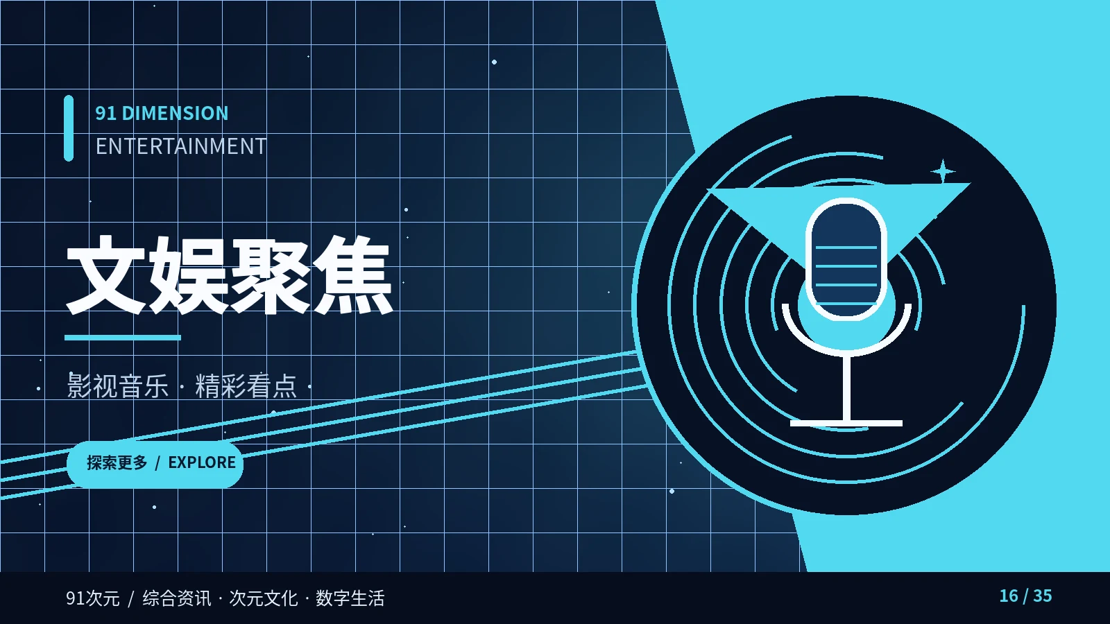 剧综闲谈栏目画面