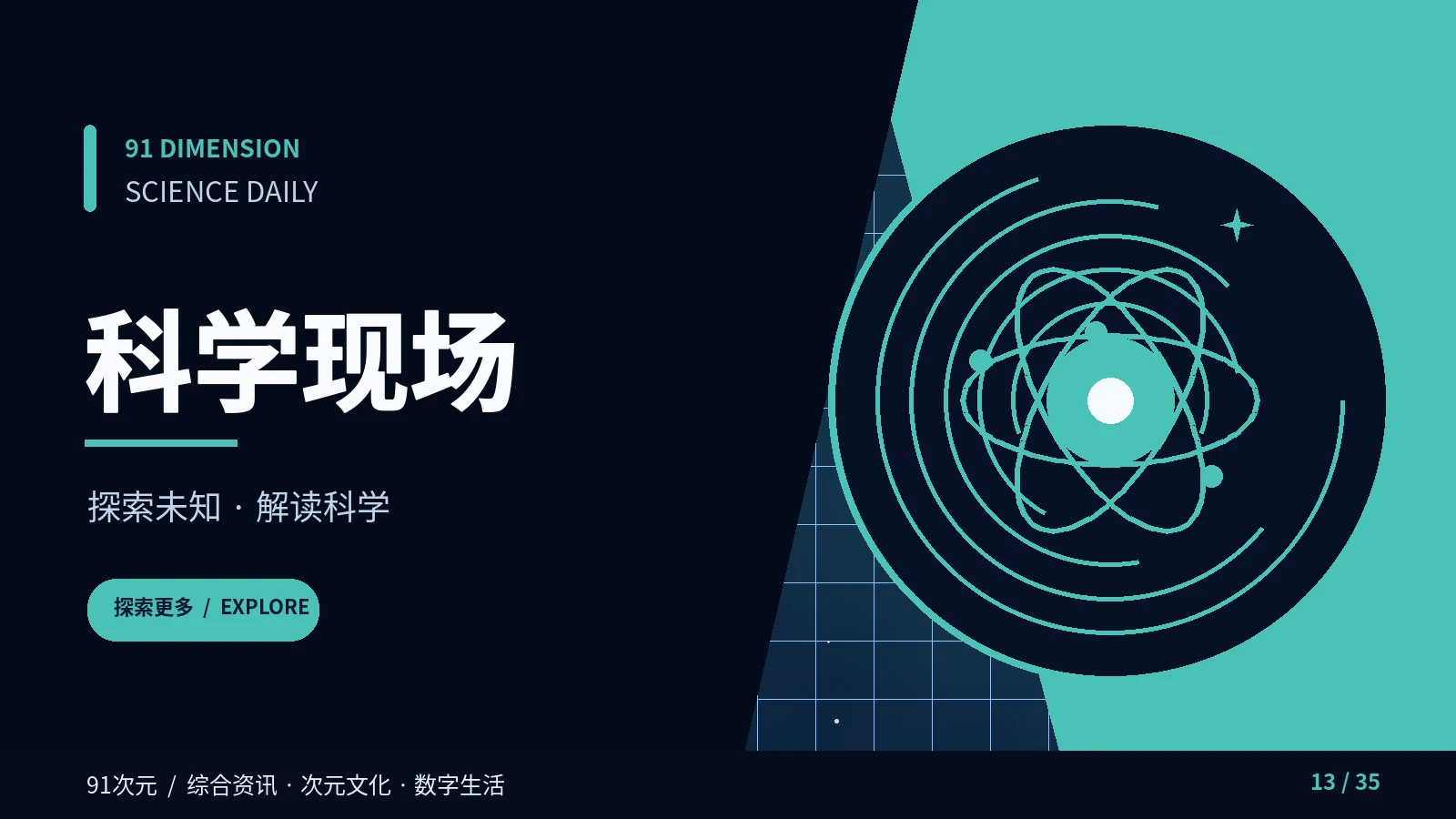 趣味实验局栏目画面