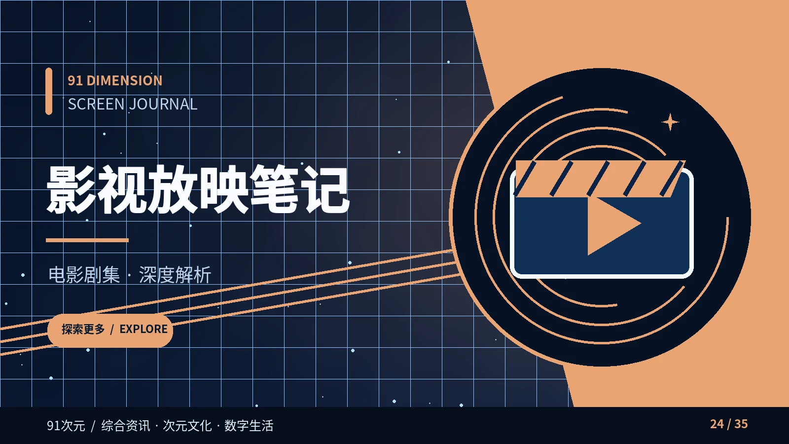 电影语言课主题视觉