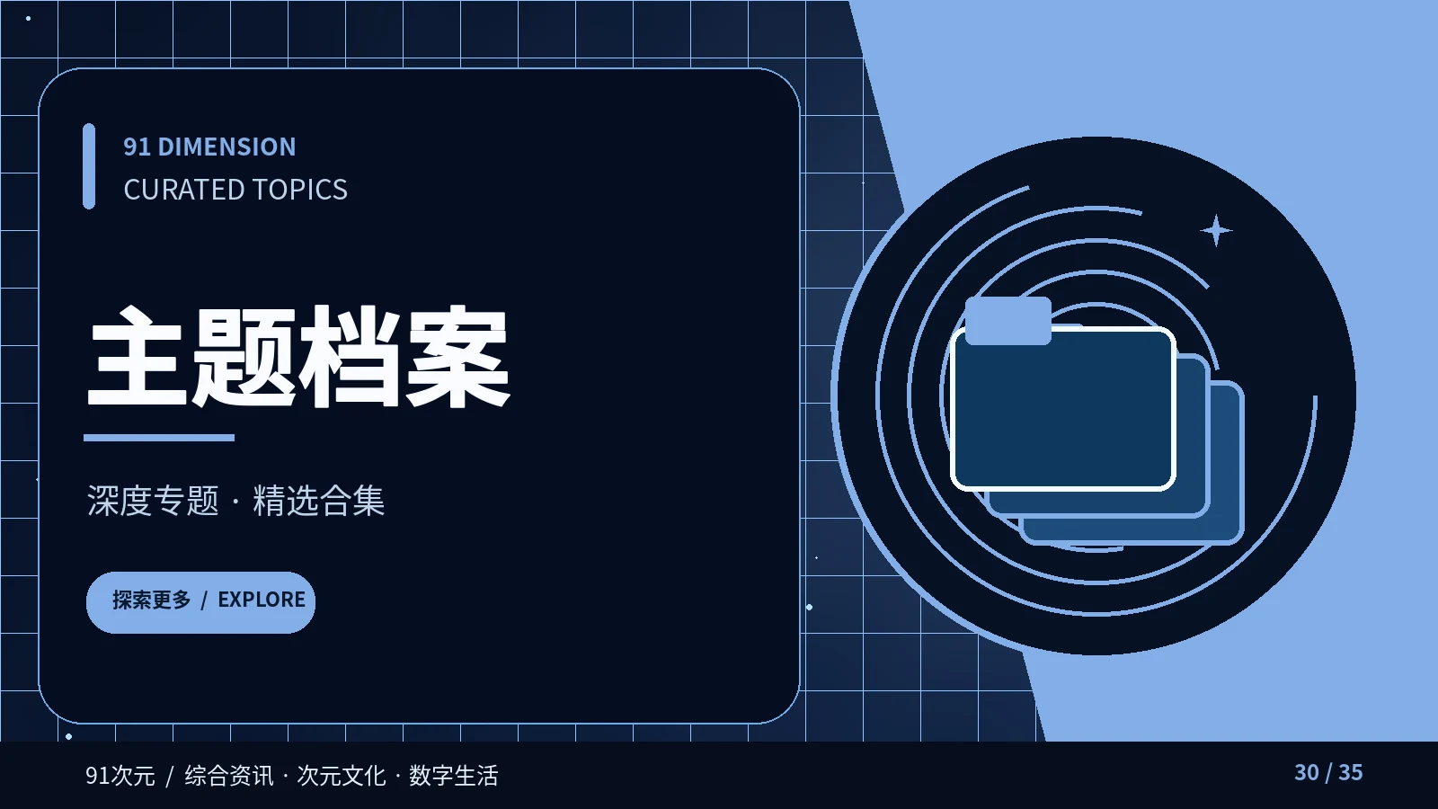 偏好探索站栏目画面