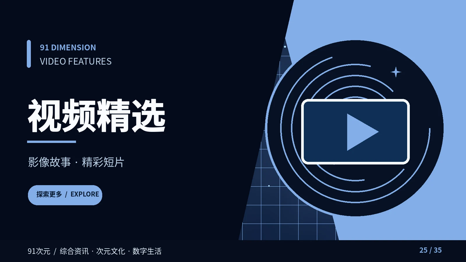 影像企划集主题视觉
